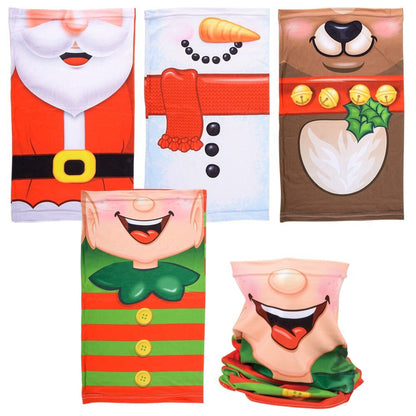 Christmas Holiday Neck Gaiter For Kids & Adults