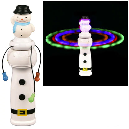 Light-Up Snowman Spinning Wand For Christmas