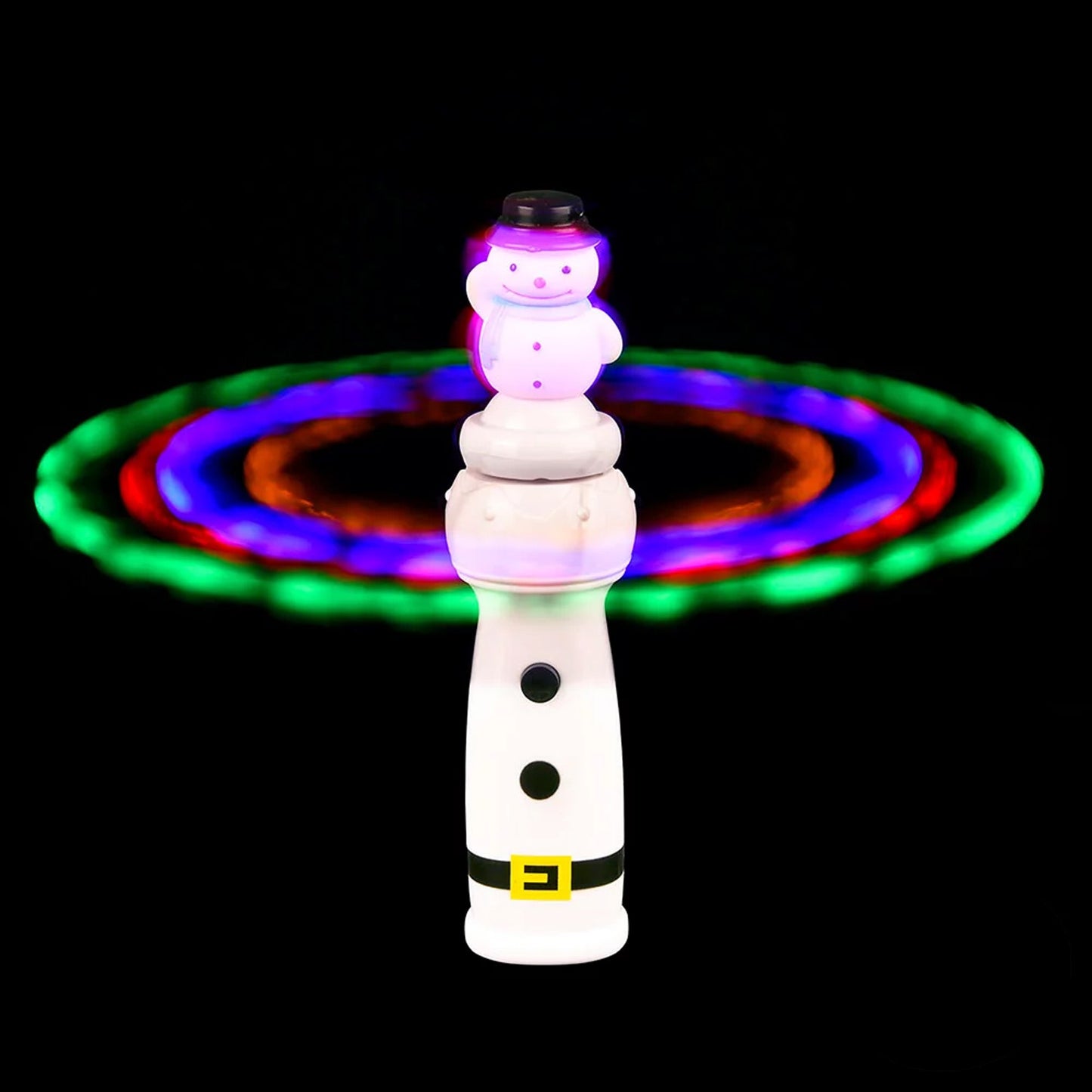 Light-Up Snowman Spinning Wand For Christmas