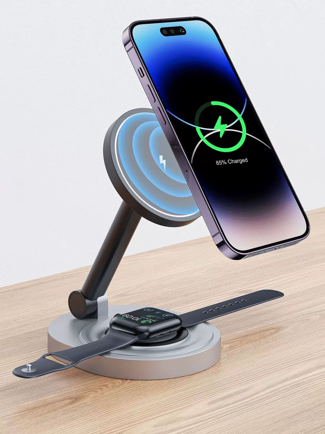 2 In 1 Folding Magnetic Wireless Charger