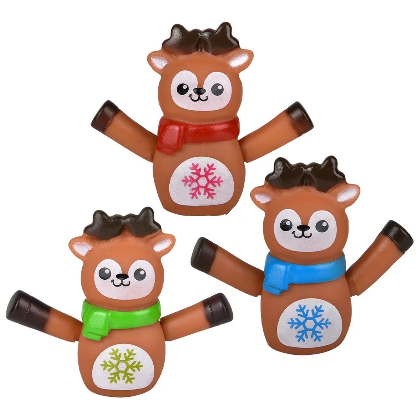 Reindeer Finger Puppet Toys In Bulk- Assorted