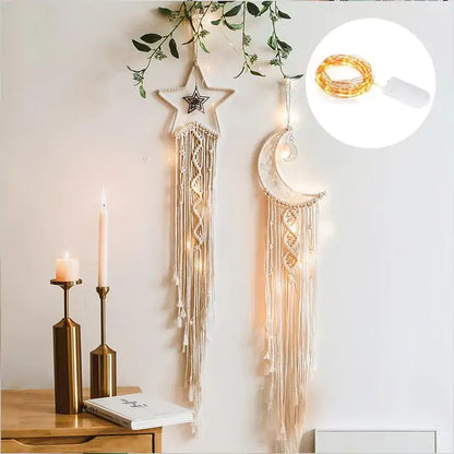 Angel Wings Woven Hanging Decor