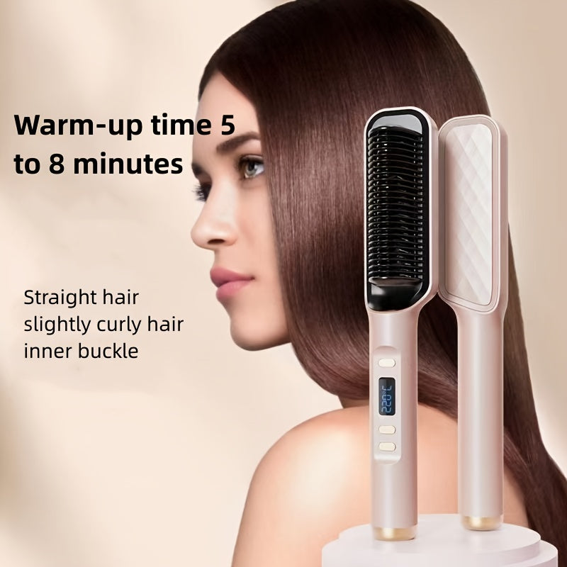 110V/220V Preheated Hair Straightening Comb