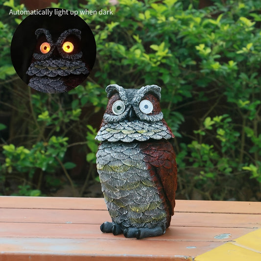 Resin Cartoon Owl Statue